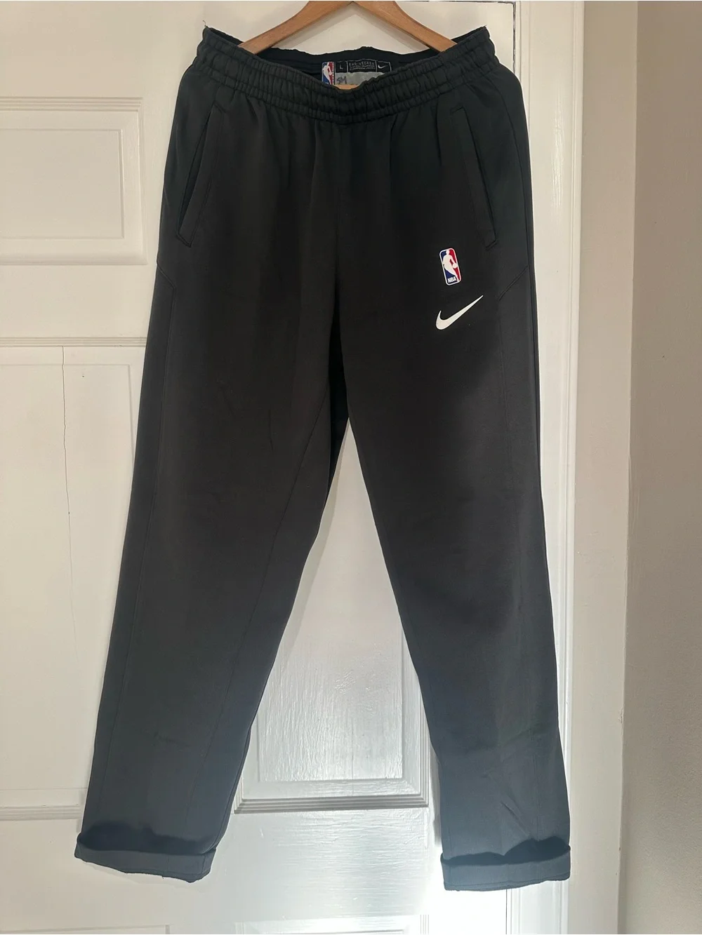 Nike Black Kids NBA Logo Sweatpants